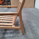 Jack outdoor lounge chair with cushion