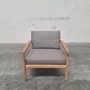 Jack outdoor lounge chair with cushion