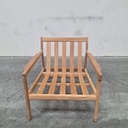 Jack outdoor lounge chair with cushion