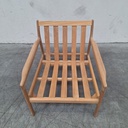 Jack outdoor lounge chair with cushion