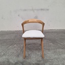 Bok outdoor dining chair with cushion