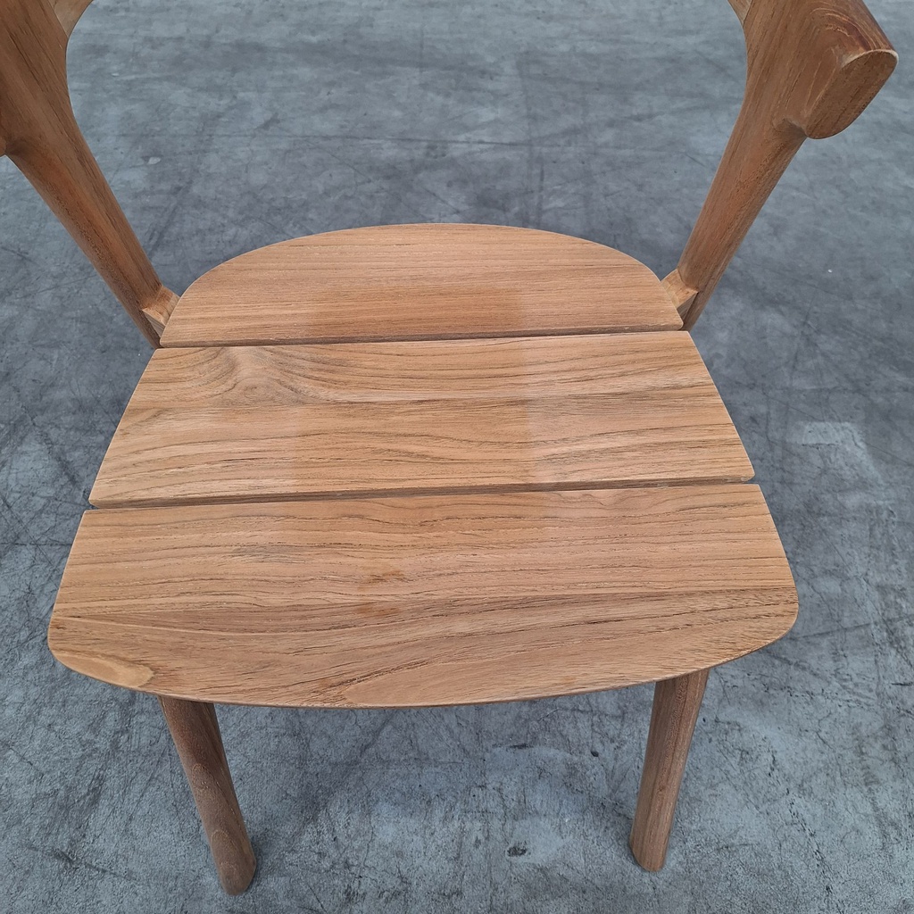 Bok outdoor dining chair with cushion