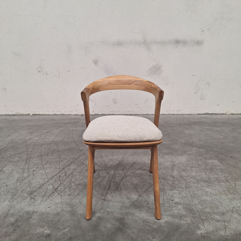 Bok outdoor dining chair with cushion