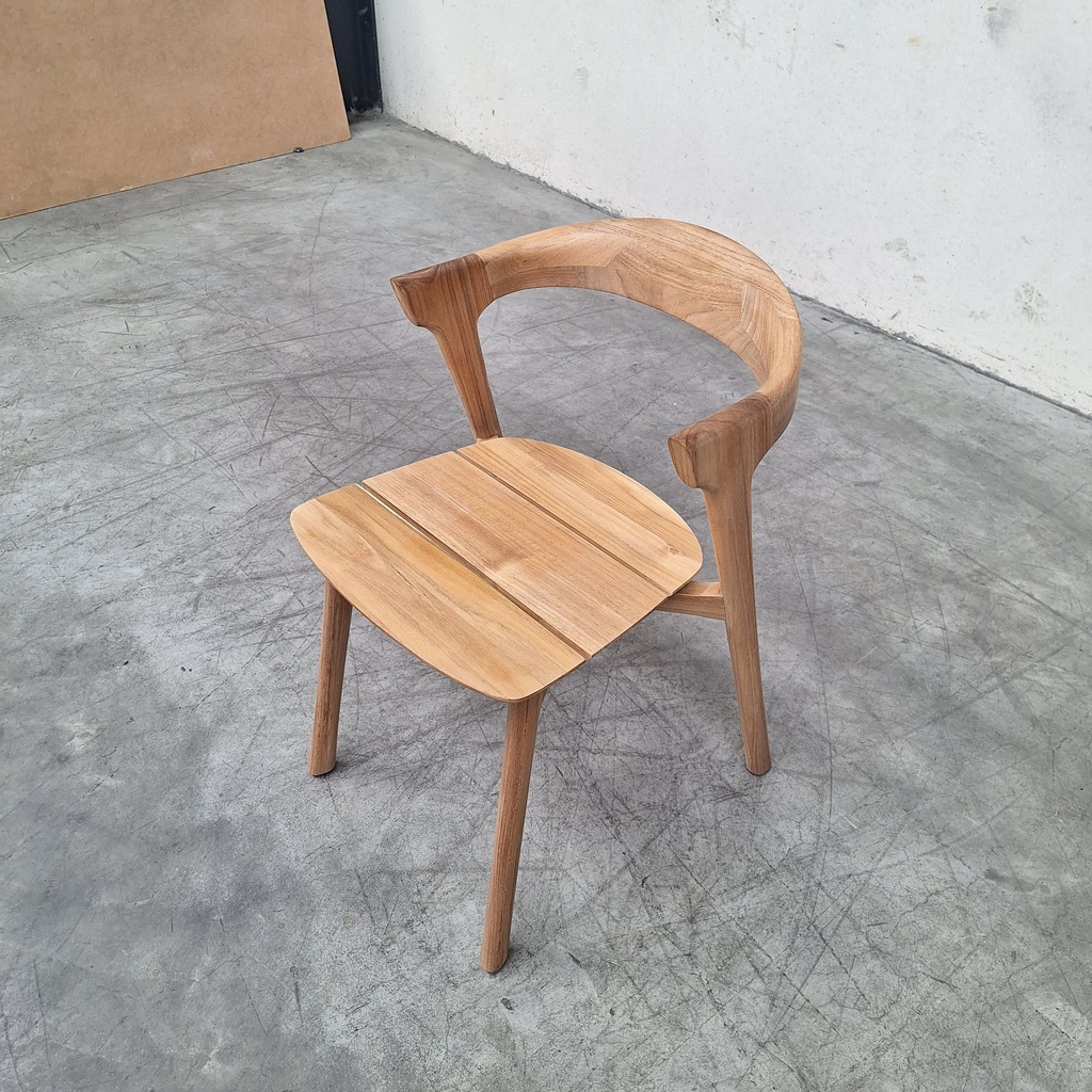 Bok outdoor dining chair with cushion