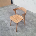 Bok outdoor dining chair with cushion