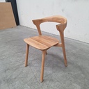 Bok outdoor dining chair with cushion