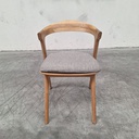 Bok outdoor dining chair with cushion