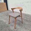 Bok outdoor dining chair with cushion