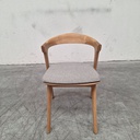 Bok outdoor dining chair with cushion