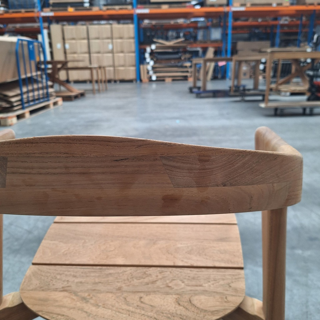 Bok outdoor dining chair with cushion