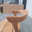 Bok outdoor dining chair with cushion