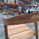 Bok outdoor dining chair with cushion