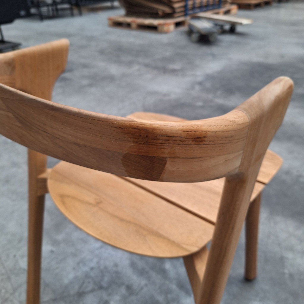 Bok outdoor dining chair with cushion