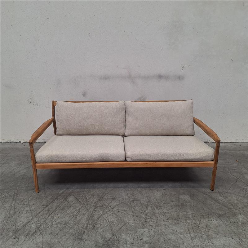 Jack outdoor sofa with cushion - 2 seater (including natural cushions)