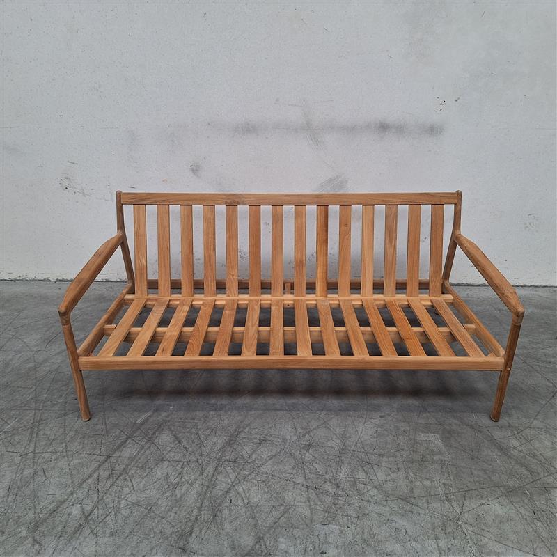 Jack outdoor sofa with cushion - 2 seater (including natural cushions)