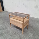 Spindle bedside table