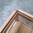 Spindle bedside table