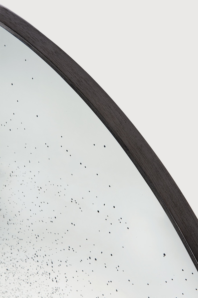 Aged wall mirror
