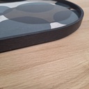 Connected Dots glass tray