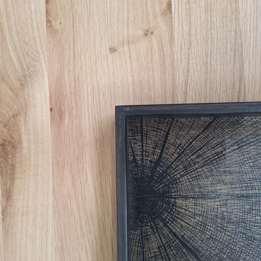 Slices wooden tray