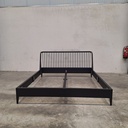 Spindle bed - Oak black