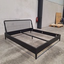 Spindle bed - Oak black