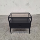 Spindle bedside table