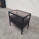Spindle bedside table