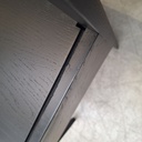 Spindle bedside table