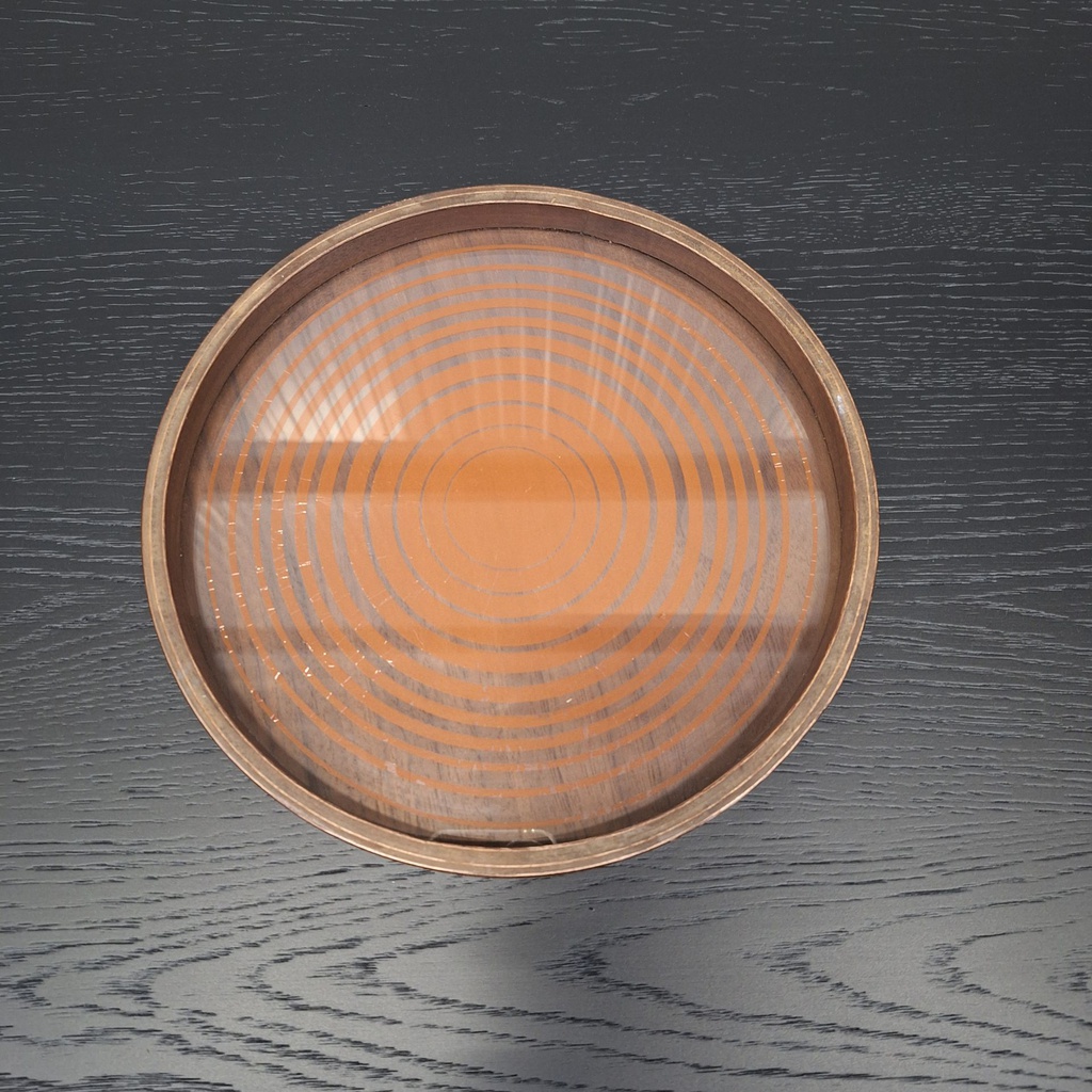 Pumpkin Circles valet tray