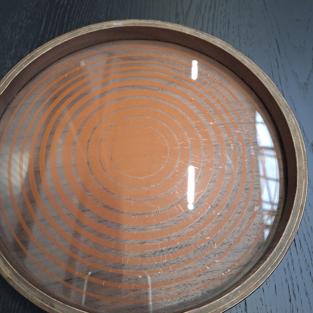 Pumpkin Circles valet tray