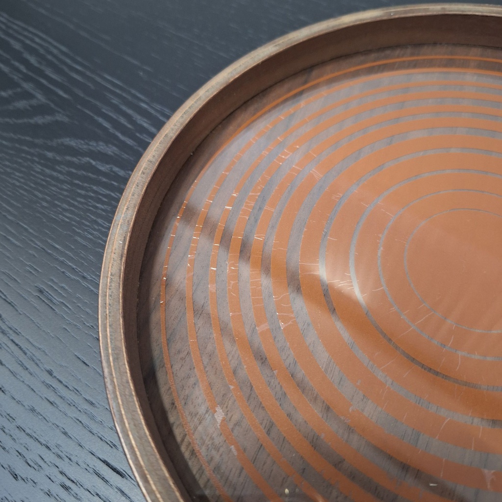 Pumpkin Circles valet tray