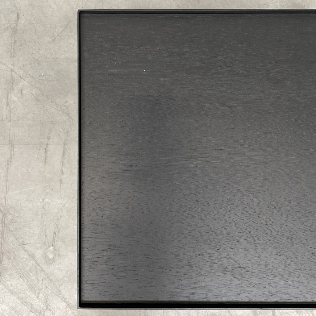 Rectangular tray side table