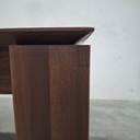 Slice extendable dining table