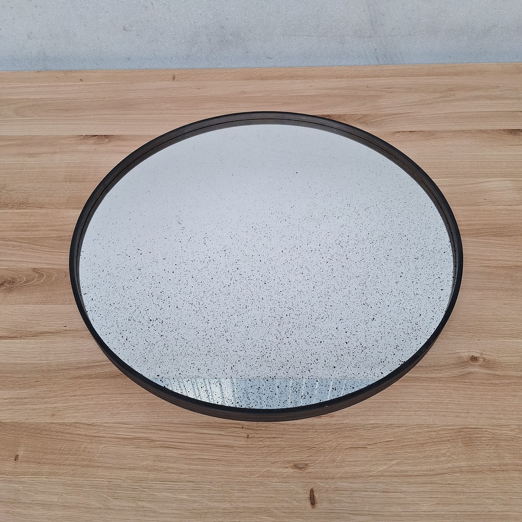Aged wall mirror