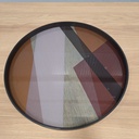 Angle glass tray
