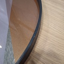 Angle glass tray
