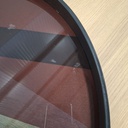 Angle glass tray