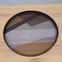 Angle glass tray