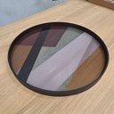 Angle glass tray
