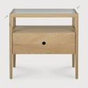 Spindle bedside table