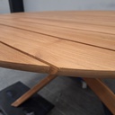 Circle outdoor dining table