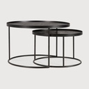 Tray coffee table set