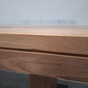 Double extendable dining table