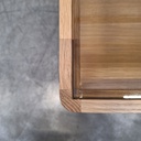 Spindle bedside table