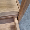 Spindle bedside table