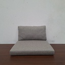 Jack outdoor 2-seater sofa cushion set
