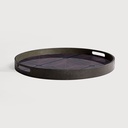 Linear Squares glass tray