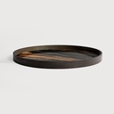 Bronze Organic glass tray TEMPLATE