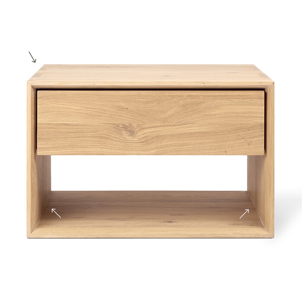 Nordic II bedside table